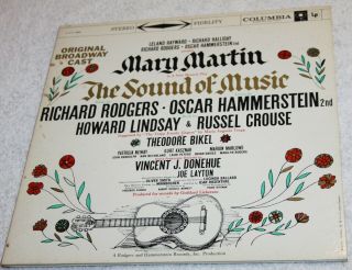 ‘the Sound Of Music Orig Broadway Cast’ Rare 1959 Canadian Vinyl Lp