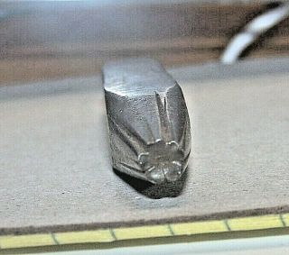 Antique - Repossie Tool Stamp Jeweler/silversmith Tool (floral Blossom)