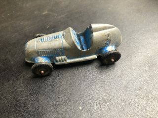 Rare Vintage Tootsie Toy Race Car - Made In Usa