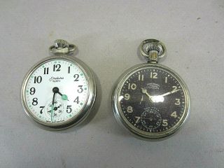 Two Dollar Pocket Watches Ingersoll Yankee And Endura Tuffy