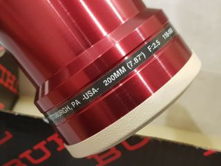 Rare & Fast Lens Buhl 7.  78 " - 200mm F/2.  5 Perect For Graflex Or Slr Camera.