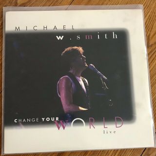 Uber Rare Michael W.  Smith Change Your World Live 12” Laserdisc