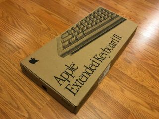 Apple Extended Keyboard Ii Adb Factory Box Vintage Rare M0312 Nos
