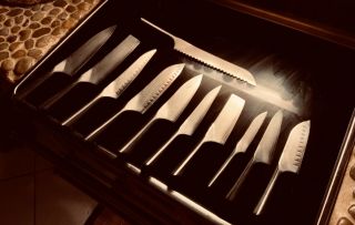Rare Calphalon Katana Complete Knife Set — 11 Piece