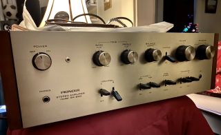 Rare Pioneer Sa - 600 Vintage Integrated Amplifier W Phono Mm/mc Shape