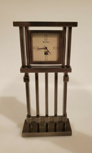 Rare Model Bulova Frank Lloyd Wright Clock