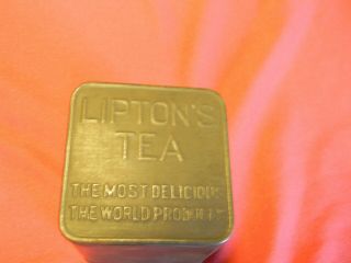 Vintage Lipton’s Tea Tin Lipton Tea Ceylon Antique Kitchen Decor