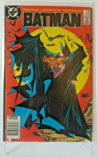 Batman 423 Todd Mcfarlane Cover Ultra Rare Htf 1st Print Newsstand W