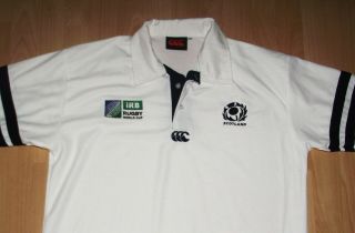 Rare Player Issue Scotland Rugby World Cup Polo Shirt 2