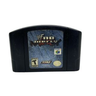 Wwf No Mercy (nintendo 64,  2000) / Authentic - N64 Cart Rare Da92984