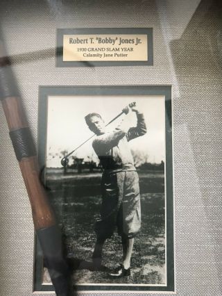 Rare Robert T.  “Bobby” Jones Jr.  1930 Grand Slam Year Shadow Box National Golf 3