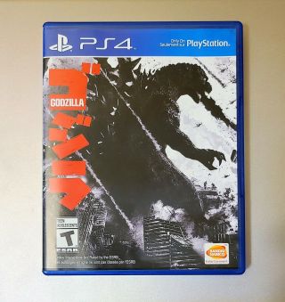 Godzilla Playstation 4 Ps4 Ultra Rare 2015 Disc 1 - Day