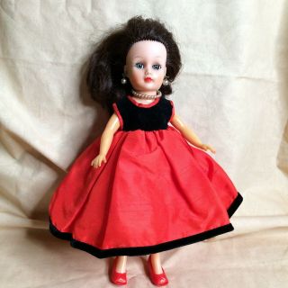 Vintage Uneeda Tiny Teen Suzette 10 Inch Fashion Doll Dress Shoes Miss Revlon