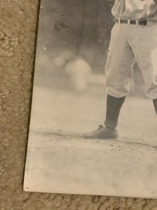 Vintage Lou Gehrig Postcard Rare Standing With Bat Yankees 6