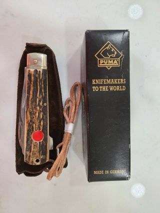 Rare 1997 Puma Knife 210 951 Spezial - Jagdmesser W/ Box & Holster