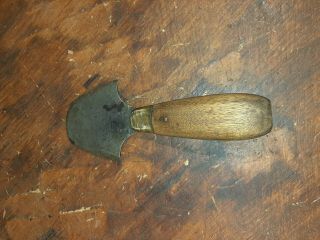 Antique Cobblers Leatherworkers Tool C S Osborne Newark Nj Round Knife.  No Res