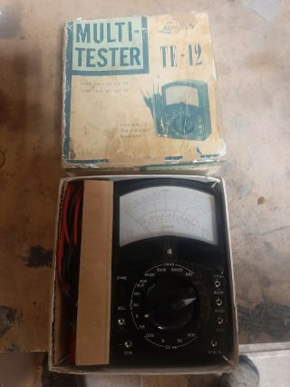 Vintage Lafayette Multi - Tester Te - 12 W/ Instructions A