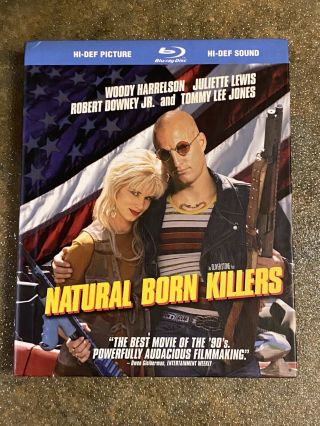 Like New—natural Born Killers (blu - Ray Disc,  2008) Rare - Oop Digibook