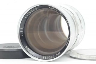[rare Chrome Near Mint] Kowa 150mm F/3.  5 Mf Medium Format Lens For Six 6 Japan