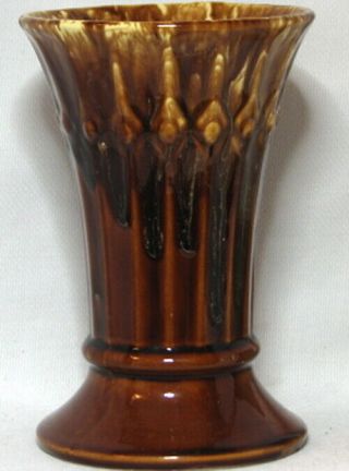 Antique Jardiniere Pottery Vase With Drip Glaze