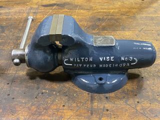 Wilton Tool Corp No.  3 Bullet Machinist Vise,  Early Chicago Pat Pend Rare 2