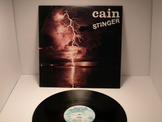 Cain Stinger Rare Small Minnesota Press Vinyl LP Record 70 ' s Hard Rock N Roll 2