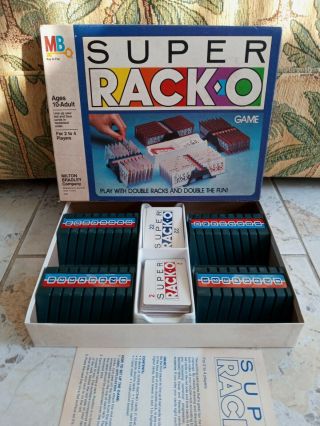 Rare Vintage Rack - O Game Milton Bradley
