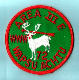 1972 Area 3e Wapsu Achtu,  Tuckahoe Oa Lodge 386,  343,  103,  39,  11,  317,  384 Boy Scout