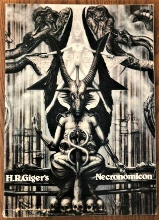 Rare H R Giger Necronomicon 1978 Dali Edition
