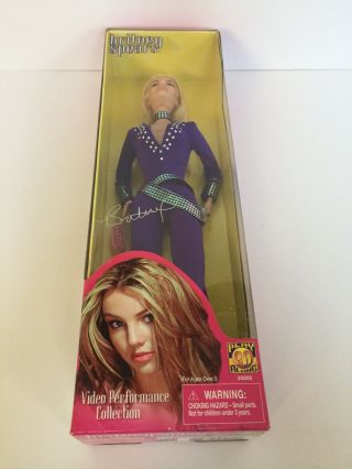 RARE 2001 Britney Spears Doll - Purple Jumpsuit Video Performance Box 3