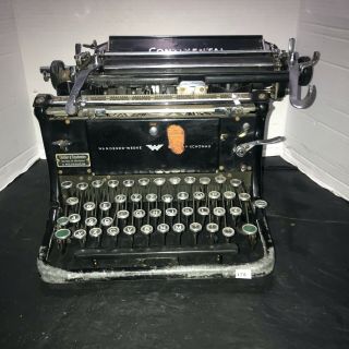 Vintage Continental Wanderer Werke Typewriter