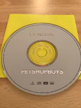 Pet Shop Boys - Bilingual - Rare Promo Japanese Cd,  Obi