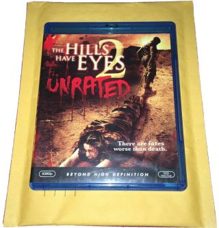 The Hills Have Eyes 2 (blu - Ray Disc,  2009) Rare Oop.  Halloween Movie.