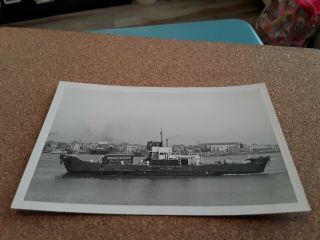 Rare Blank Postcard Portsmouth & Isle Of Wight Car Ferry.  Pickfords Lorry Truck