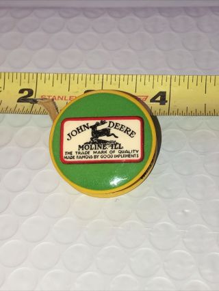 Antique John Deere 48” Tape Measure 1912 - 1936 Logo - Parisian Novelty Co