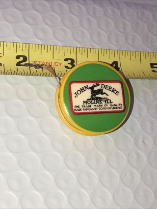 Antique JOHN DEERE 48” Tape Measure 1912 - 1936 Logo - Parisian Novelty Co 2