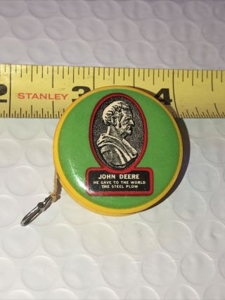 Antique JOHN DEERE 48” Tape Measure 1912 - 1936 Logo - Parisian Novelty Co 3