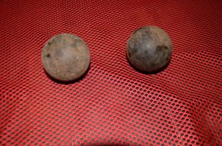 Antique Civil War Era Cannon Balls