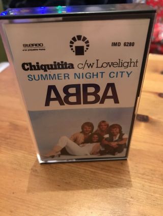Abba Chiquitita/lovelight Rare Saudi Arabia Cassette Immaculate Imd 6280