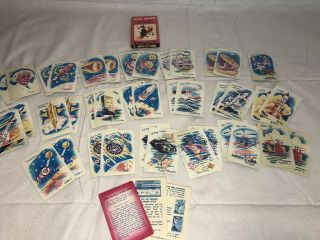 VINTAGE RUSSELL CARD GAMES OLD MAID SPACE AGE EDITION COMPLETE RARE 2
