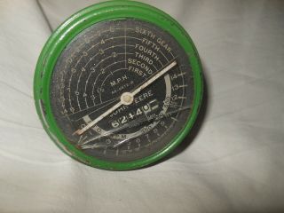 Antique Vintage John Deere Tractor Speedometer Tachometer W Hour Meter Parts
