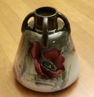 Rare One Of A Kind Weller Eocean Vase 4 Handles