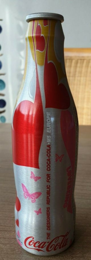Coca Cola Alu Bottle From Brazil/argentina.  Designer Republic M5.  Very Rare Empty