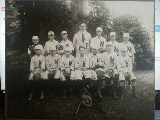 Rare 1900 ' s Vintage Photo Youth Kids Sports Boys Baseball team Niagara Falls NY 3