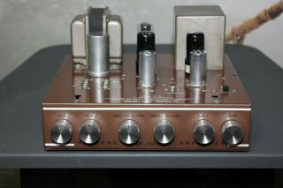 Rare 1955 Newcomb Model D - 12 Tube Mono Amplifier Recapped And Great