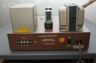 RARE 1955 Newcomb model D - 12 Tube Mono Amplifier Recapped and great 5