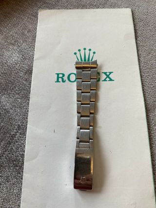 1970 Rare 19 Mm Rolex Oyster 7835 361 Stainless Steel Bracelet Band Strap