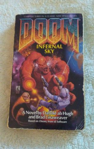 Doom Infernal Sky Paperback Book (1996) (rare Cover Art Variant)