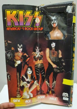 Vintage 1978 Mego Gene Simmons Kiss Doll Rare