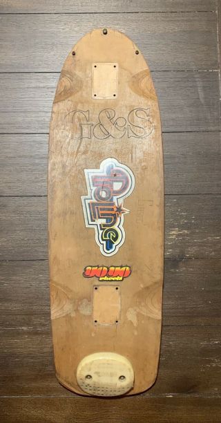 Rare 70s Vintage G&s Proline 500 Skateboard Deck Powell Pivot Rare